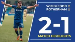 AFC Wimbledon vs Rotherham: Key Match Insights