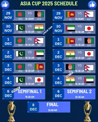 Asia Cup Schedule: Key Dates and Matches for 2023