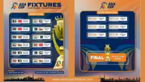 The Complete Asia Cup Schedule for 2023