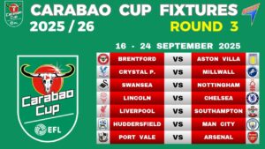 Upcoming Carabao Cup Fixtures for the 2023-2024 Season