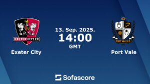 Exeter City vs Port Vale: An Analytical Overview