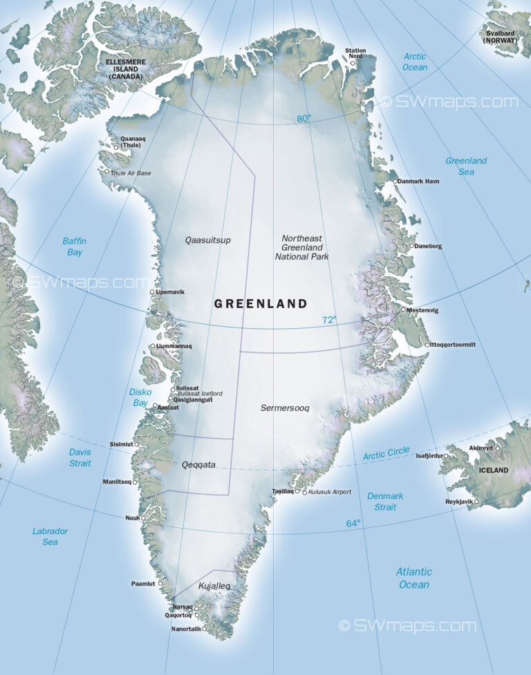 The Importance of the Greenland Map in Geography and Exploration