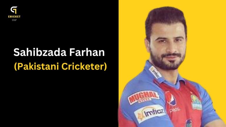 Sahibzada Farhan: The Emerging Talent in Cricket