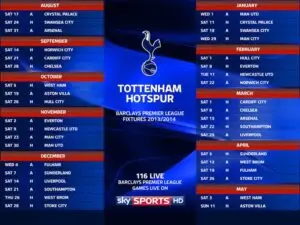 Upcoming Tottenham Fixtures: A Look at the Schedule