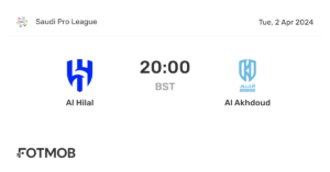 Exciting Showdown: Al Akhdoud vs Al-Hilal