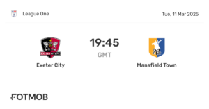 Mansfield Town vs Exeter City: A Clash of Ambitions