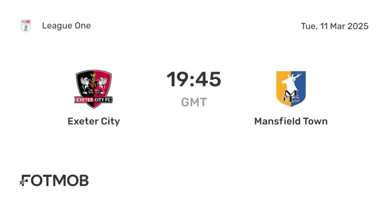 Mansfield Town vs Exeter City: Upcoming Clash in League Two
