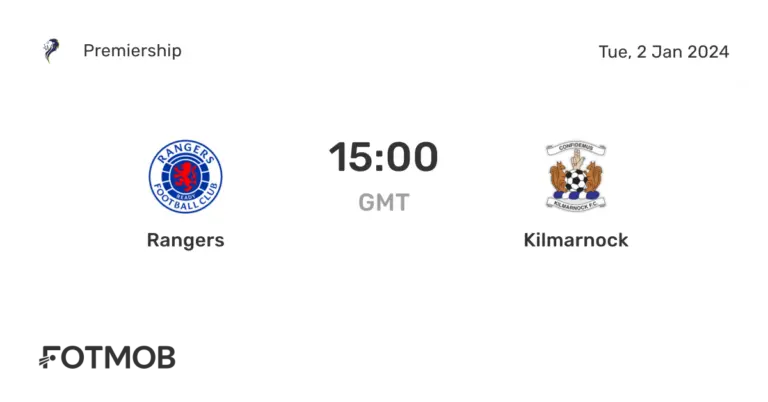 Rangers vs Kilmarnock: A Clash of Two Scottish Teams