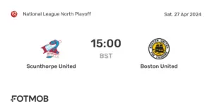 Scunthorpe vs Boston United: A Key Football Showdown
