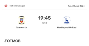 Tamworth vs Hartlepool: Recent Match Overview