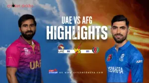 UAE vs Afghanistan: A Thrilling Cricket Rivalry