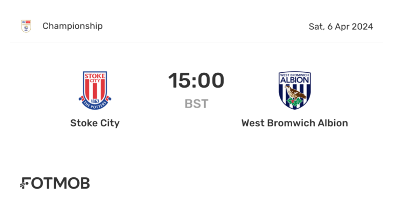 West Brom vs Stoke City: A Thrilling Encounter in Championship