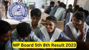 8th class result mp board 2026