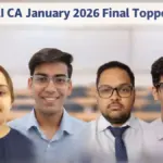 Icai result: CA Final January 2026 Results Announced with Top Female Ranker