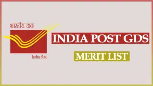 india post gds merit list — IN news