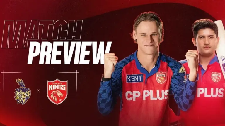 KKR vs PBKS: A Statistical Overview Ahead of the IPL Clash