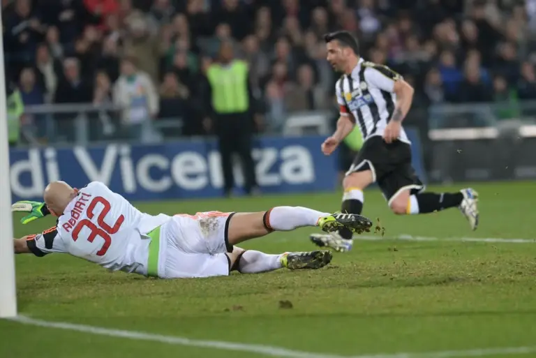 Milan vs udinese: AC : A 3-0 Defeat at San Siro