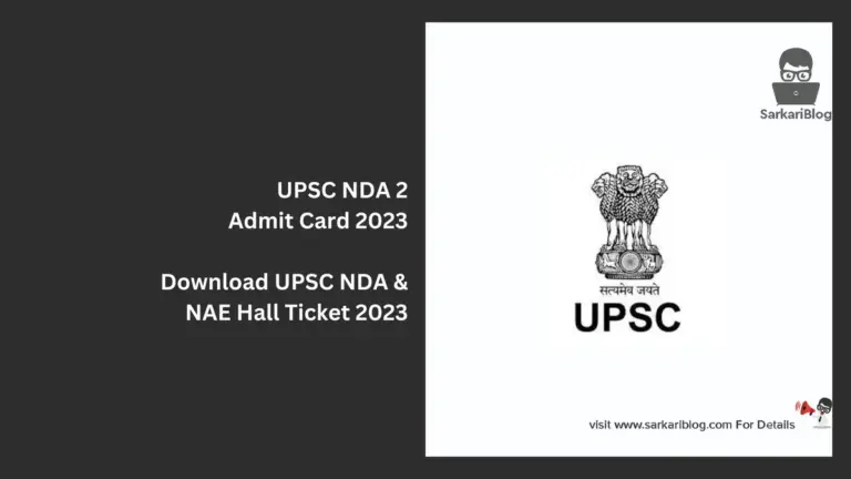NDA Admit Card 2026 Released Ahead of April Examination