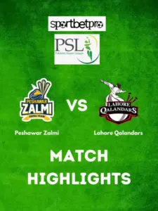 peshawar zalmi vs lahore qalandars — IN news
