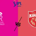 Punjab kings vs rajasthan royals match scorecard