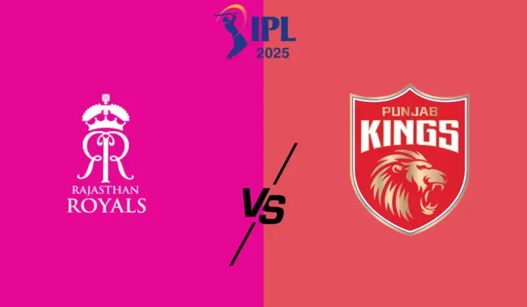 Punjab kings vs rajasthan royals match scorecard