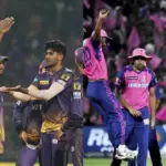 Rajasthan Royals vs Kolkata Knight Riders standings