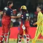 Royal Challengers Bengaluru vs Chennai Super Kings standings
