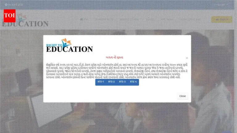 RTE Gujarat: Admissions for 2026-27 Now Open