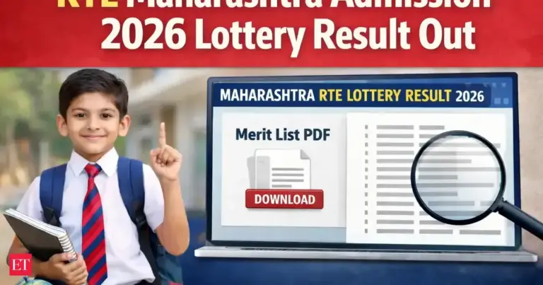 RTE Result 2026 Maharashtra: 114,826 Seats Available