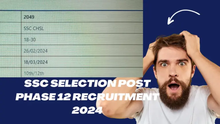 SSC Selection Post Phase 14: 3003 Posts Available for Recruitment