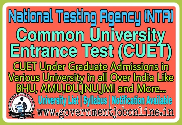 Cuet ug 2026 nta